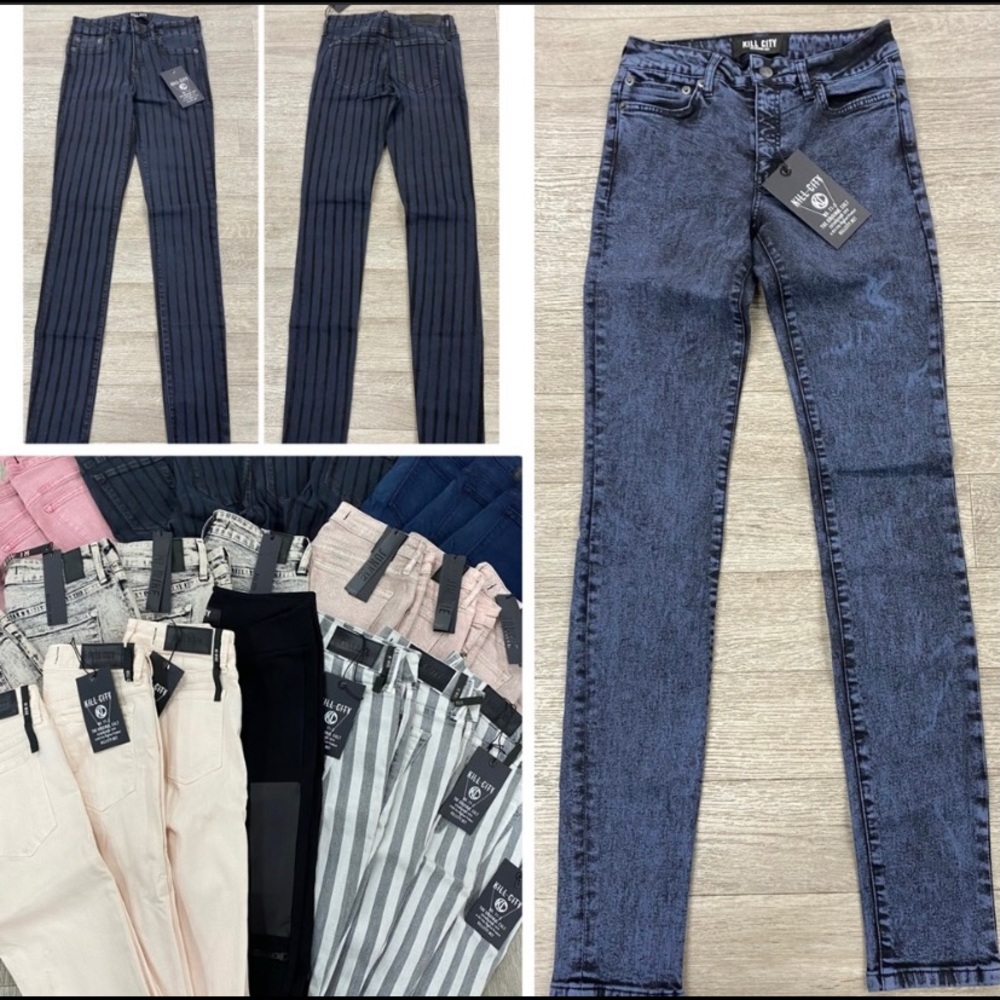 Kill City striped Denim